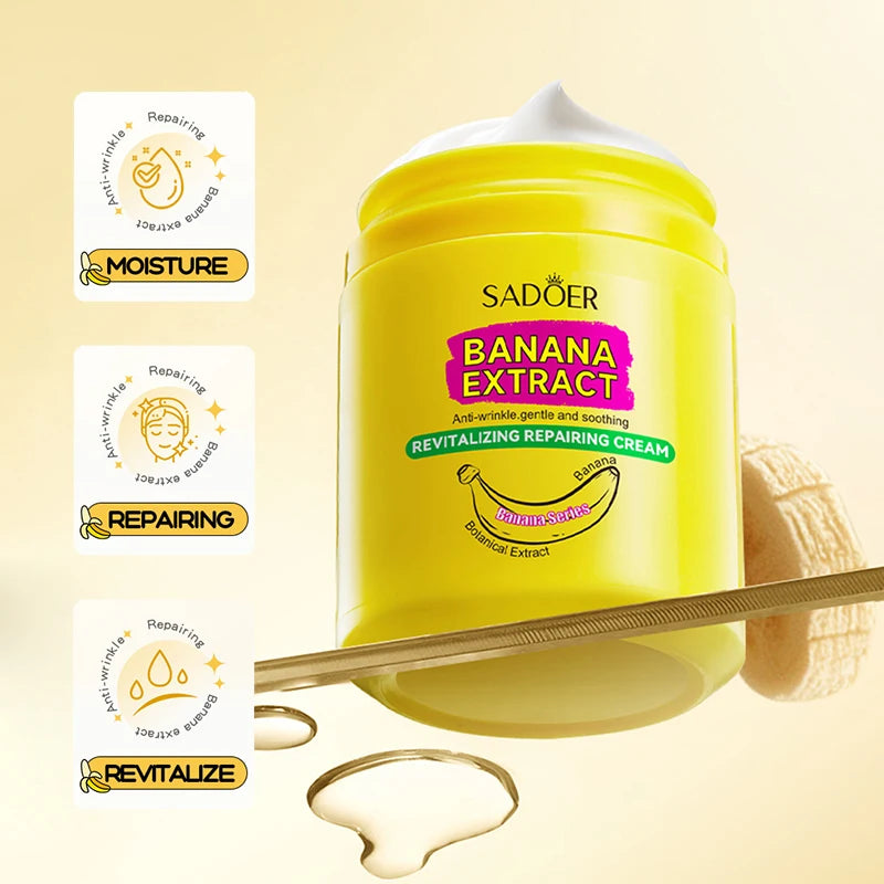 Crème Visage à la Banane – Éclat & Hydratation Instantanés